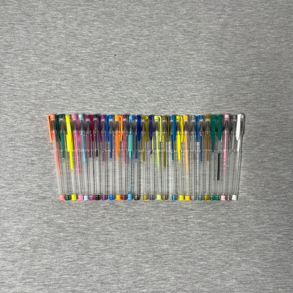 Tanmit Multi-Colored Glitter Gel Pens 28 PCS. Set
